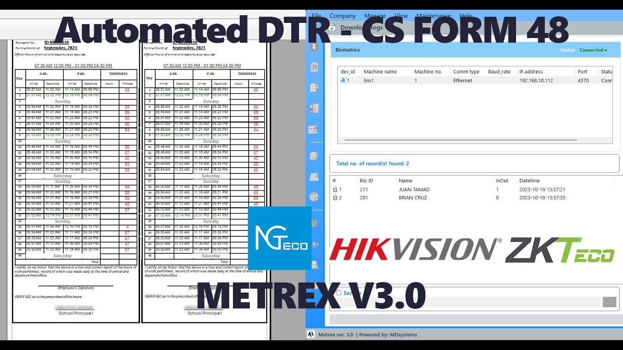 GUMAWA NG DAILY TIME RECORD (DTR REPORT) FORM 48