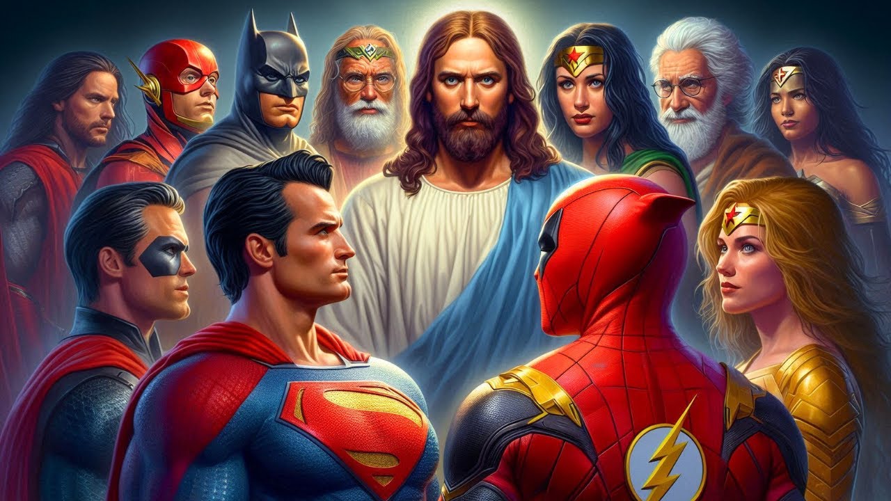 The Moment DC Heroes Meet Jesus
