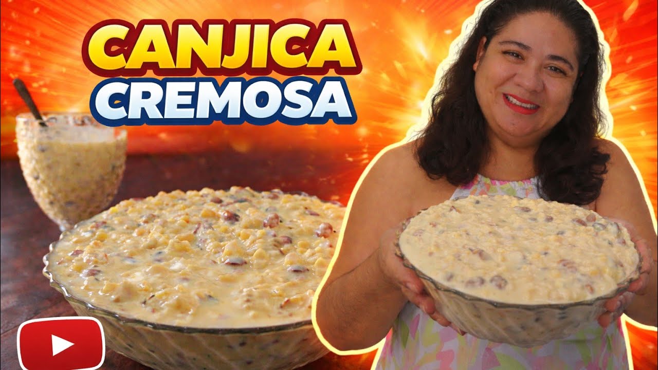 CANJICA SUPER CREMOSA E FÁCIL DE FAZER. 