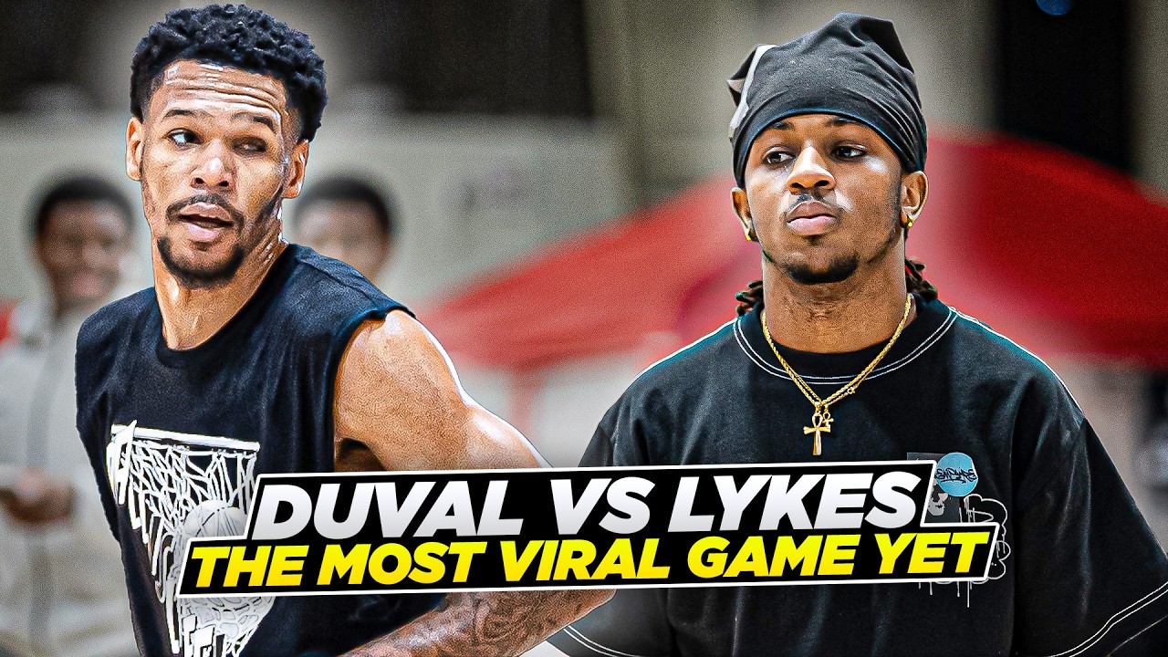 5'6 D1 Guard vs NBA Pro Talent Was An INSTANT CLASSIC | Chris Lykes vs Tre Duval EPIC 2v2