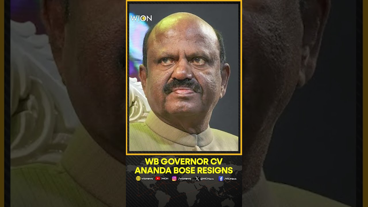 West Bengal Governor CV Ananda Bose Resigns in Delhi After 3.5 Years in Office | WION SHORTS