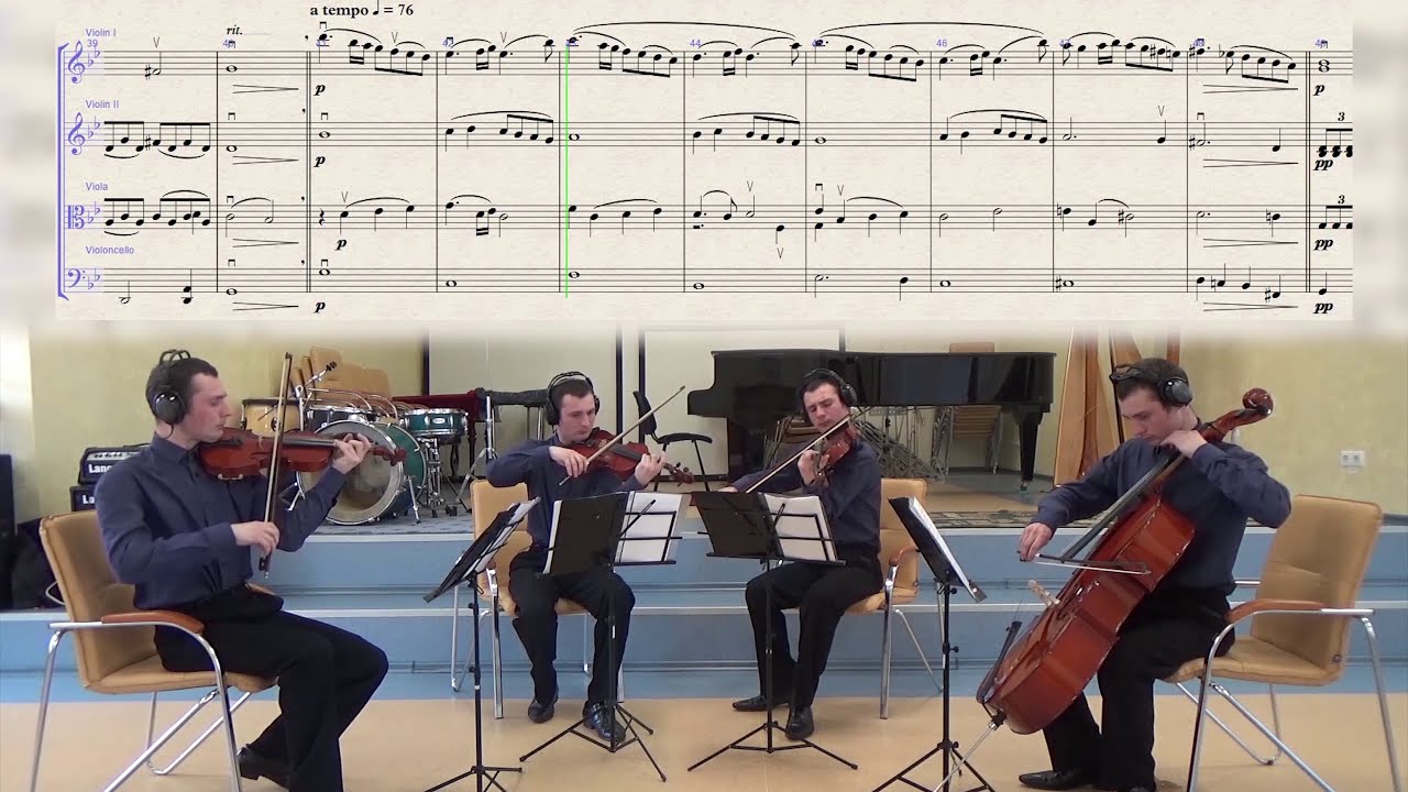 Ave Maria – Vladimir Vavilov (aka G.Caccini) for quartet with score