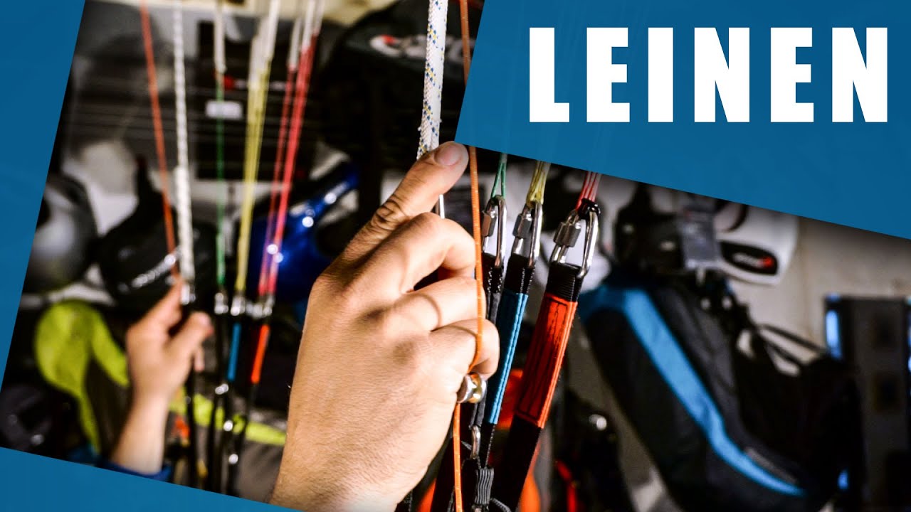 Welche Gleitschirm Leinen gibt es? - Paragliding lernen | Flugschule Hirondelle, Weinheim