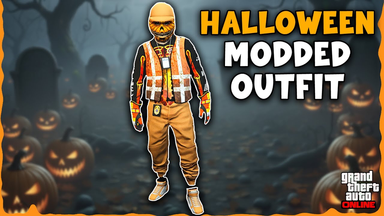 How To Make a MODDED Halloween Outfit in GTA Online 👻 (Transfer Glitch Method)
