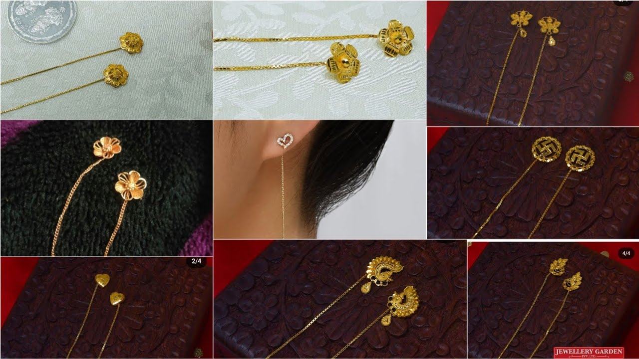 Sui dhaga earrings with weight and price/New earrings degine/daily wear light weight earrings 