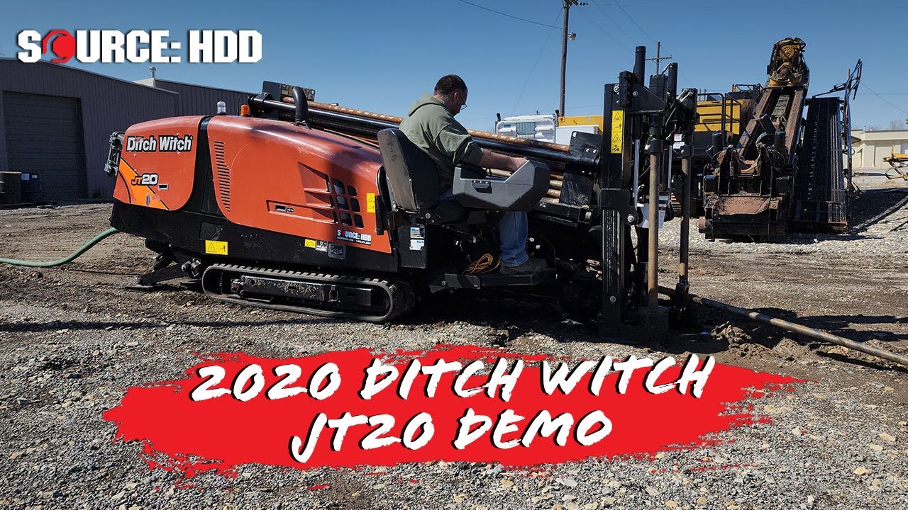 2020 Ditch Witch JT20 drill demo | SOURCE: HDD
