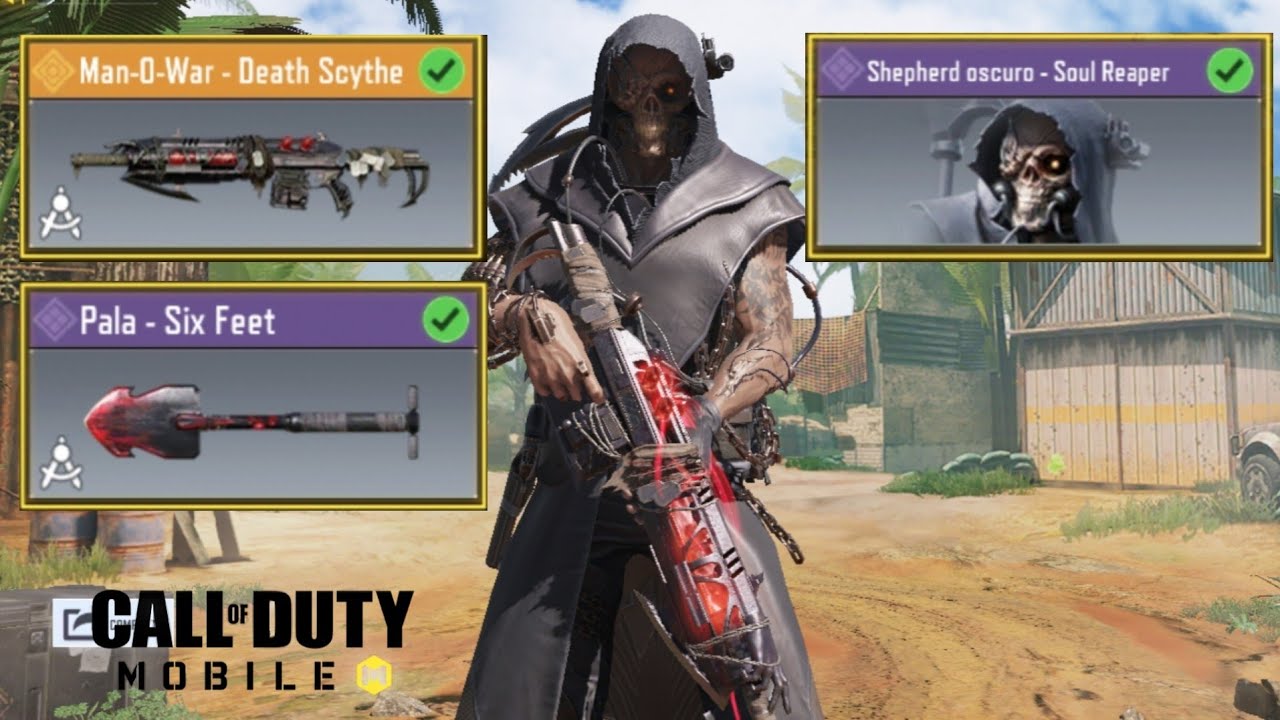 *Nueva*Ruleta Descanso Eterno|Shepherd oscuro-Soul Reaper & Man-O-War-Death Scythe+Gameplay|CODM