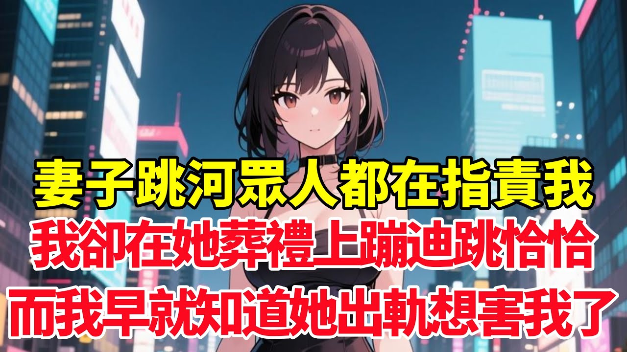 妻子跳河眾人都在指責我，我卻在她葬禮上蹦迪跳恰恰，而我早就知道她出軌想害我了！#小说推荐 #一口气看完