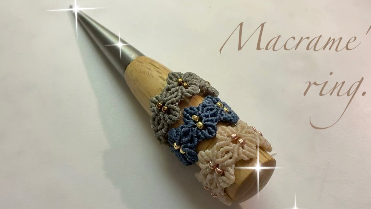 Macrame' ring. # 44