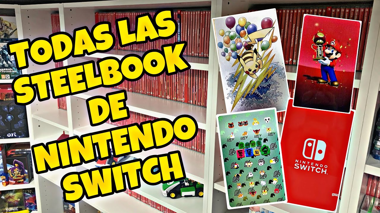ESPECIAL STEELBOOKS en NINTENDO SWITCH. Todas las 