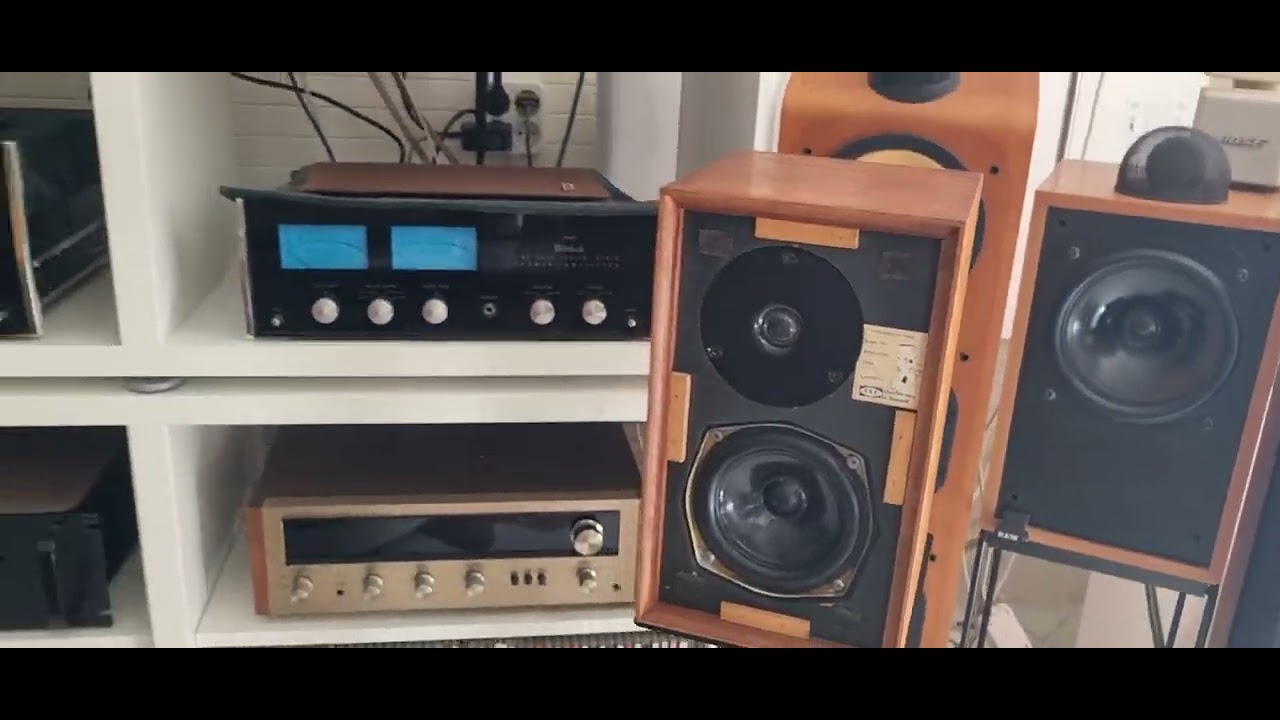 KEF CRESTA MK2 from 1970' U.K. high fidelity vintage classico monitors -test-