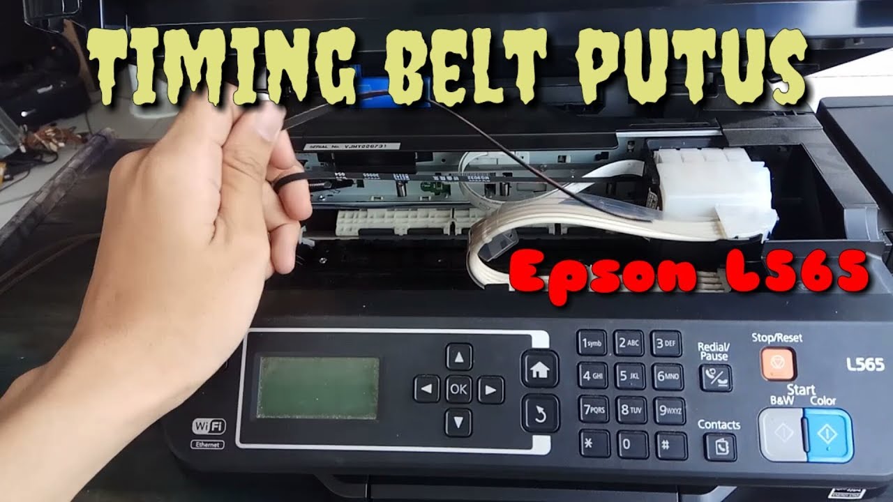 Tutorial cara bongkar dan ganti timing belt Epson L565