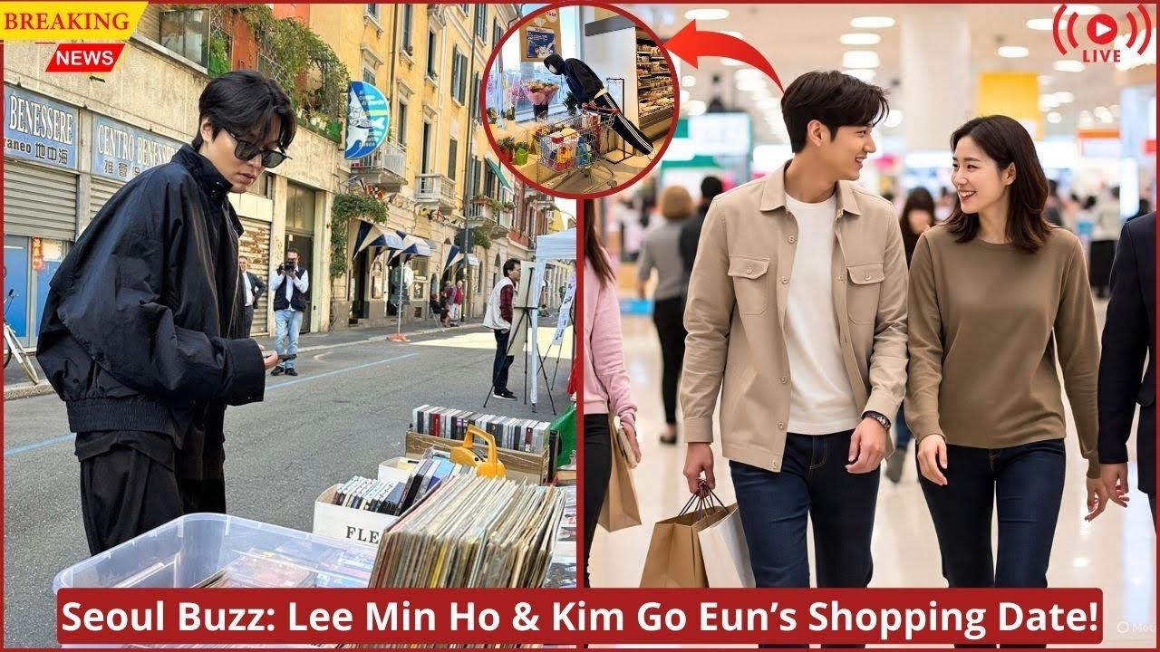 Lee Min Ho and Kim Go Eun seen shopping together at a popular department store in SEOUL!