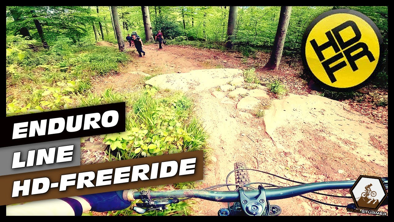 Die Alternativlinie zur Downhillstrecke (+ Crash) | HD-Freeride Heidelberg | Trailstürmer [4K]