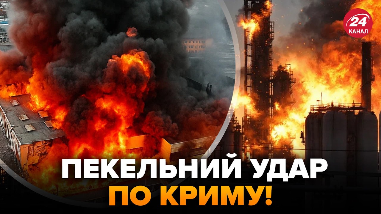 ⚡️ЖЕСТЬ в Крыму! АДСКАЯ АТАКА. ВСУ разнесли ЖИРНУЮ ЦЕЛЬ Путина. В Кремле полная истерика