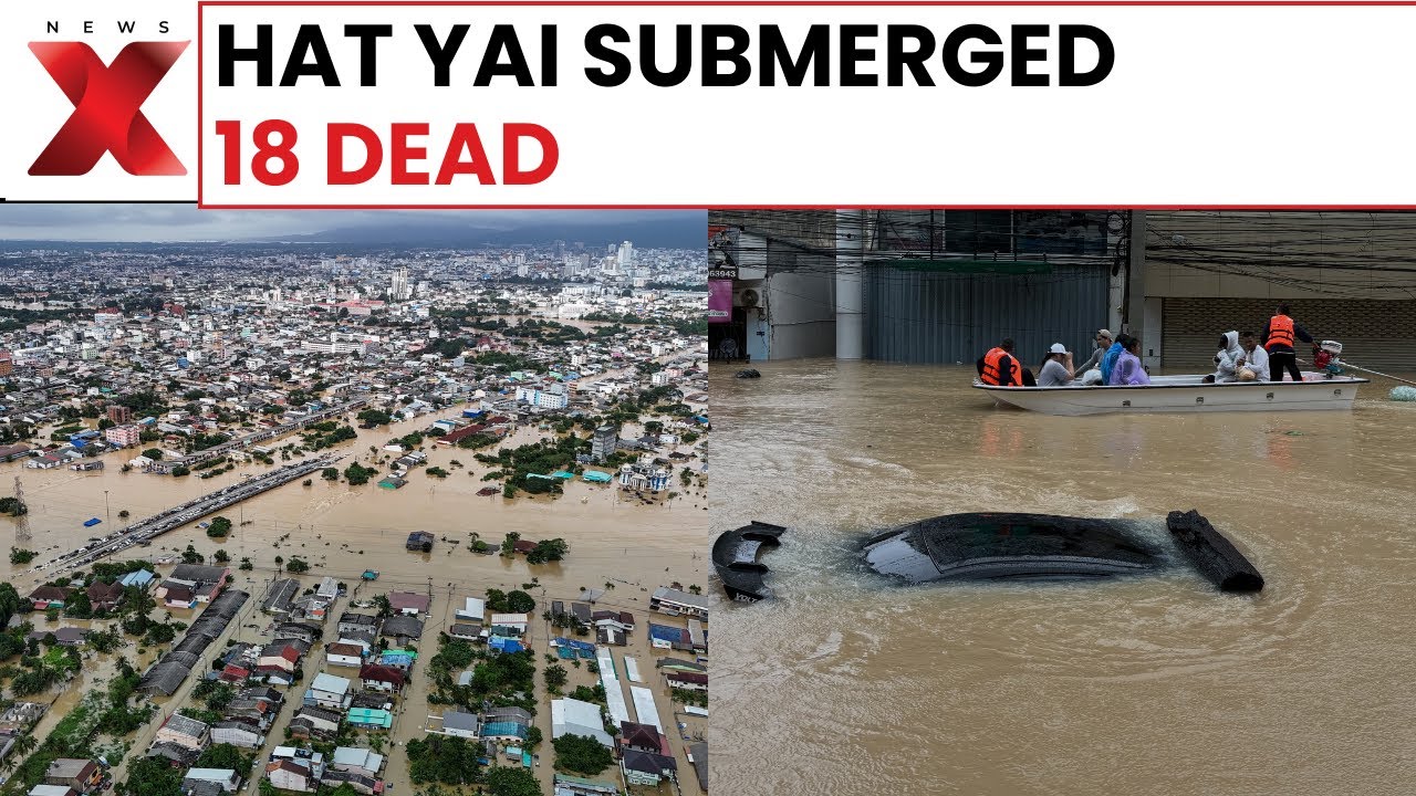 Thailand Floods: Drone Footage Shows Hat Yai Submerged as Thailand Flood Death Toll Hits 18