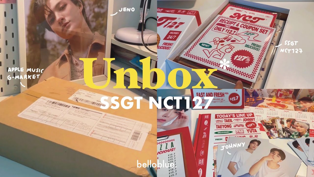UNBOX EP.2 | unboxing ssgt nct127 2020 ( asmr+talking ) 🍕