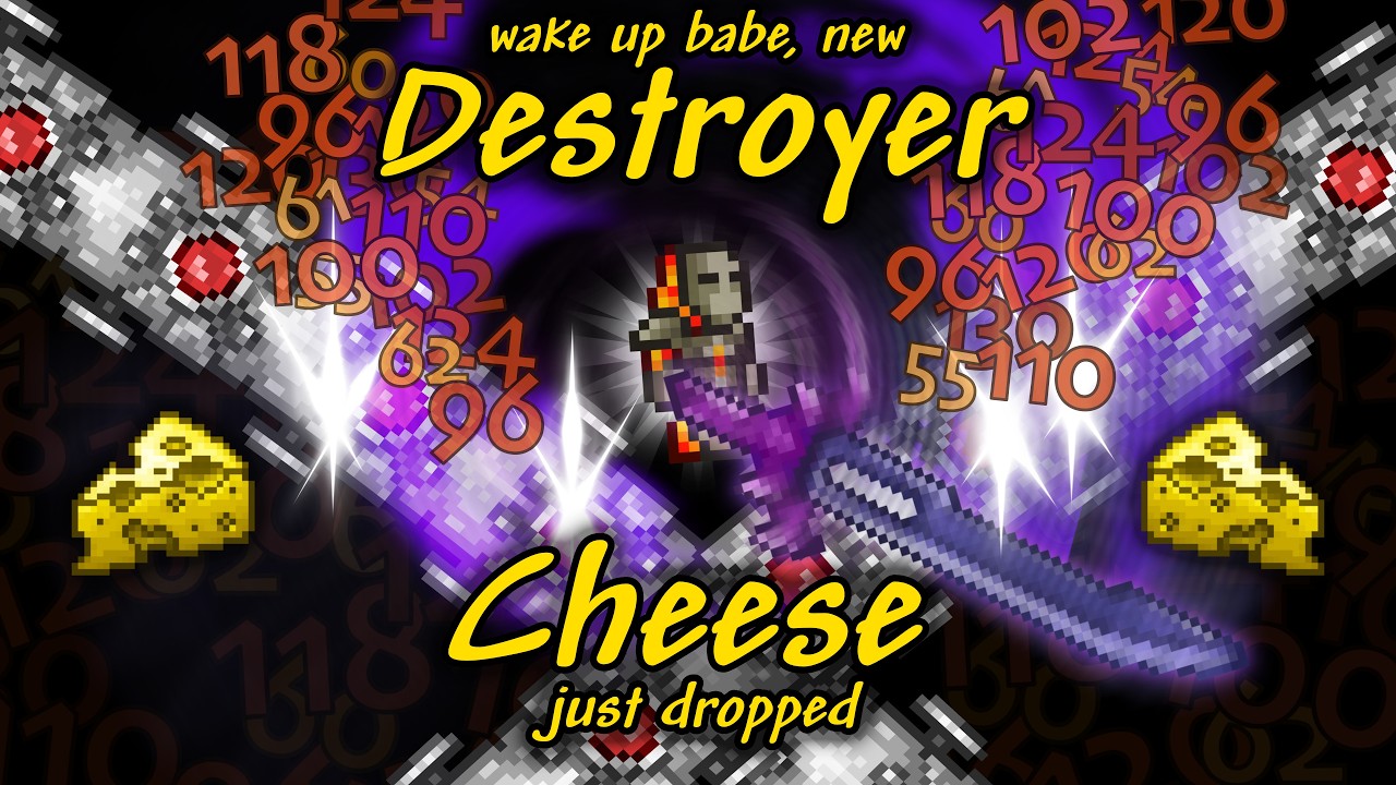 How to Easily Beat MASTER Mode DESTROYER in Terraria (even with True Melee)