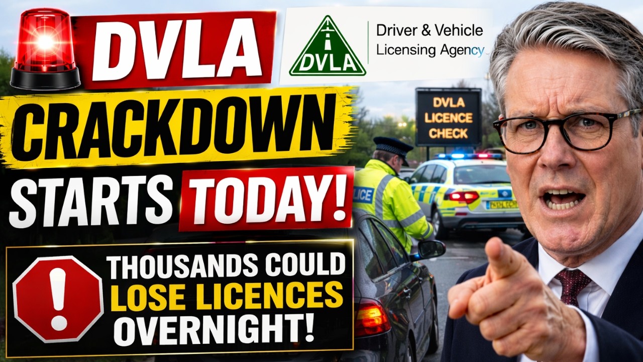 🛑 DVLA Licence Crackdown Starts TODAY &ndash; Thousands of UK Drivers Could Lose Licences Overnight