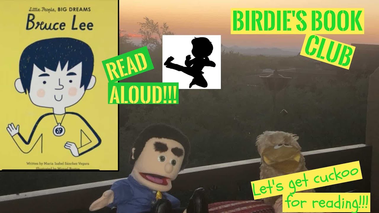 "Little People, Big Dreams: Bruce Lee"- Children's Book Read Aloud - Puppets (Birdie's Book Club)