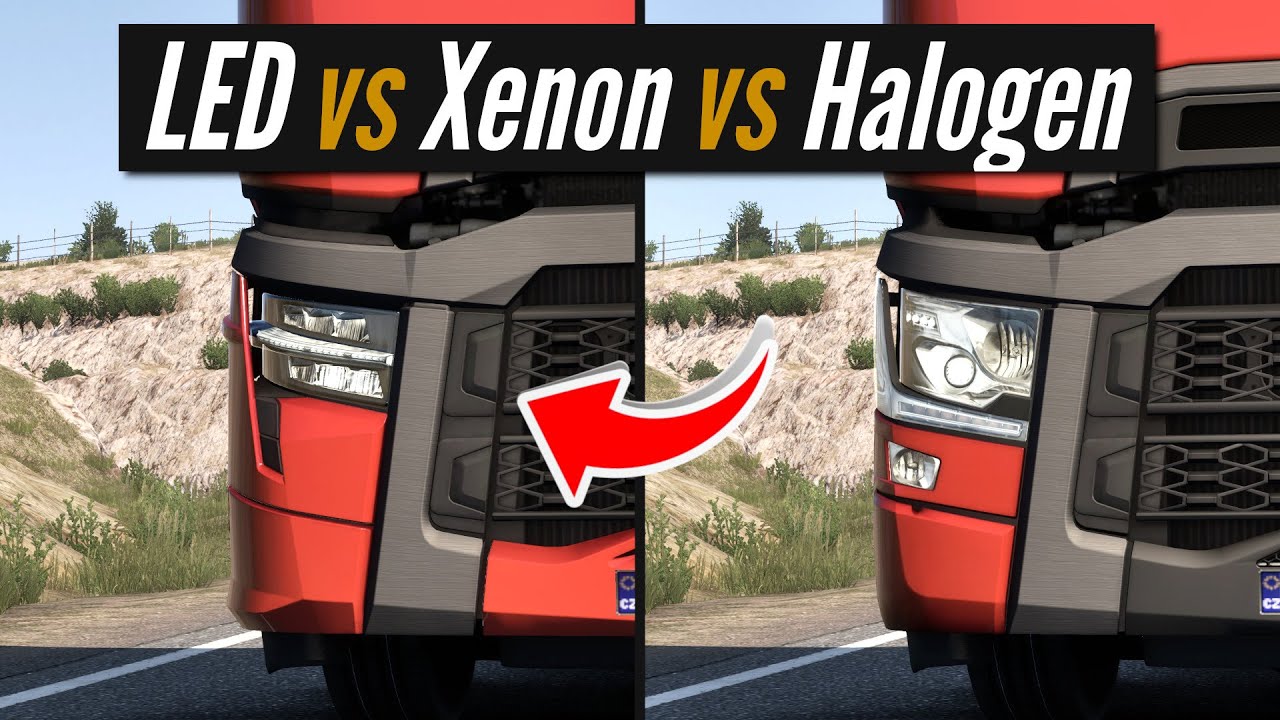 Difference Between Headlights in ETS2