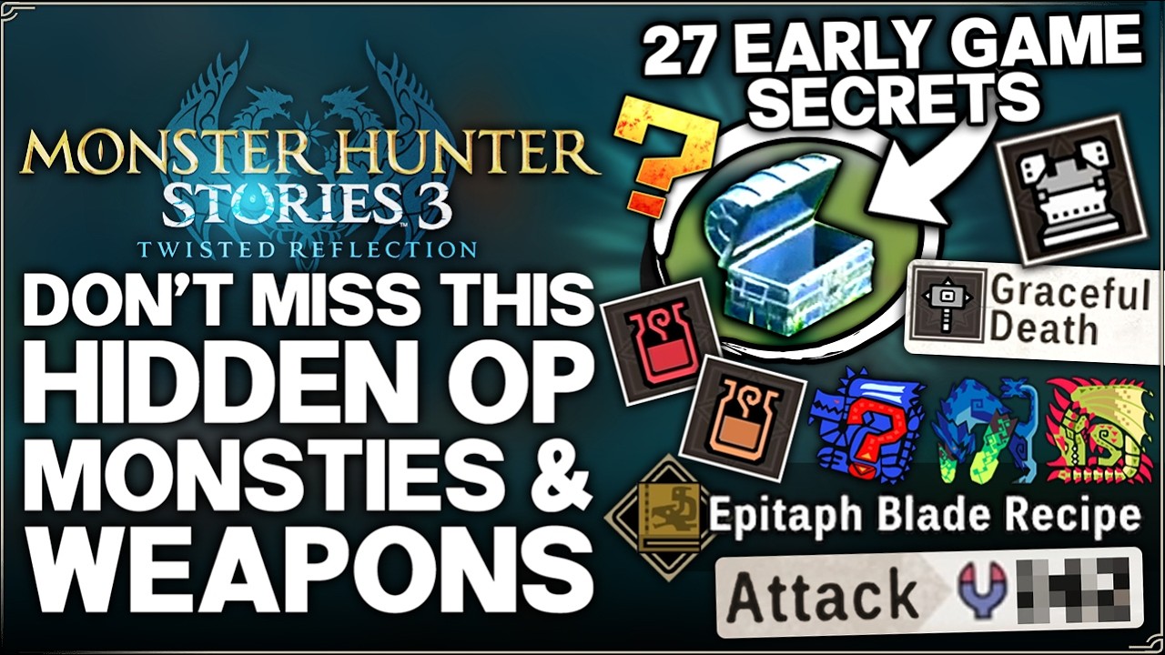 Monster Hunter Stories 3 — Лучшее скрытое оружие, монстры, разблокируемые возможности и многое др...