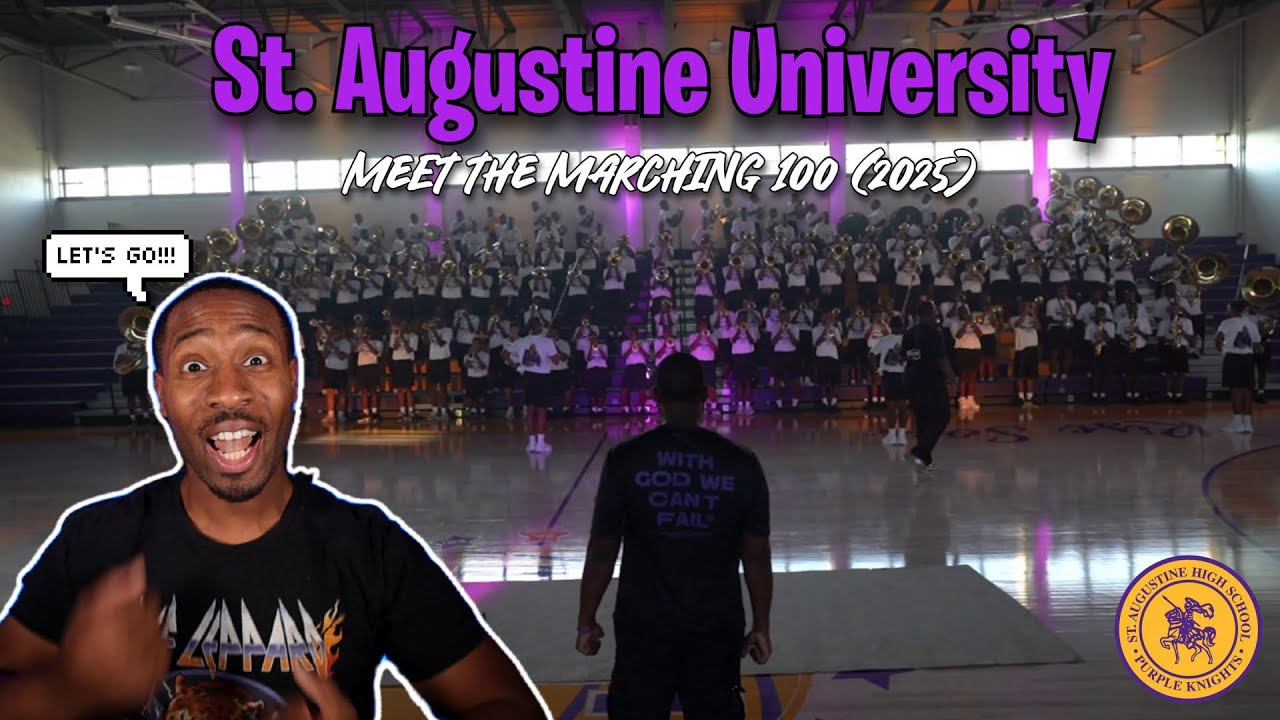 BandHead REACTS to Meet the St. Augustine High School Marching 100 Band (2025)