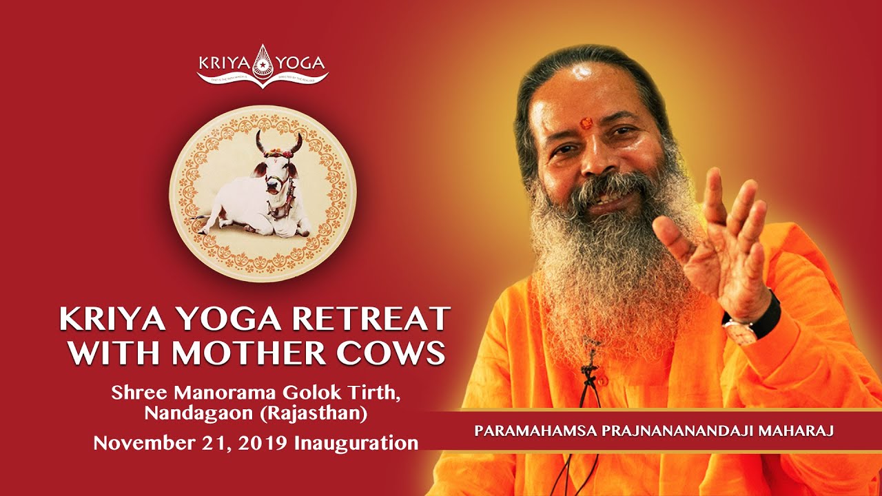 Kriya Yoga Retreat with Mother Cows in Rajasthan - Inauguration, November 21, 2019