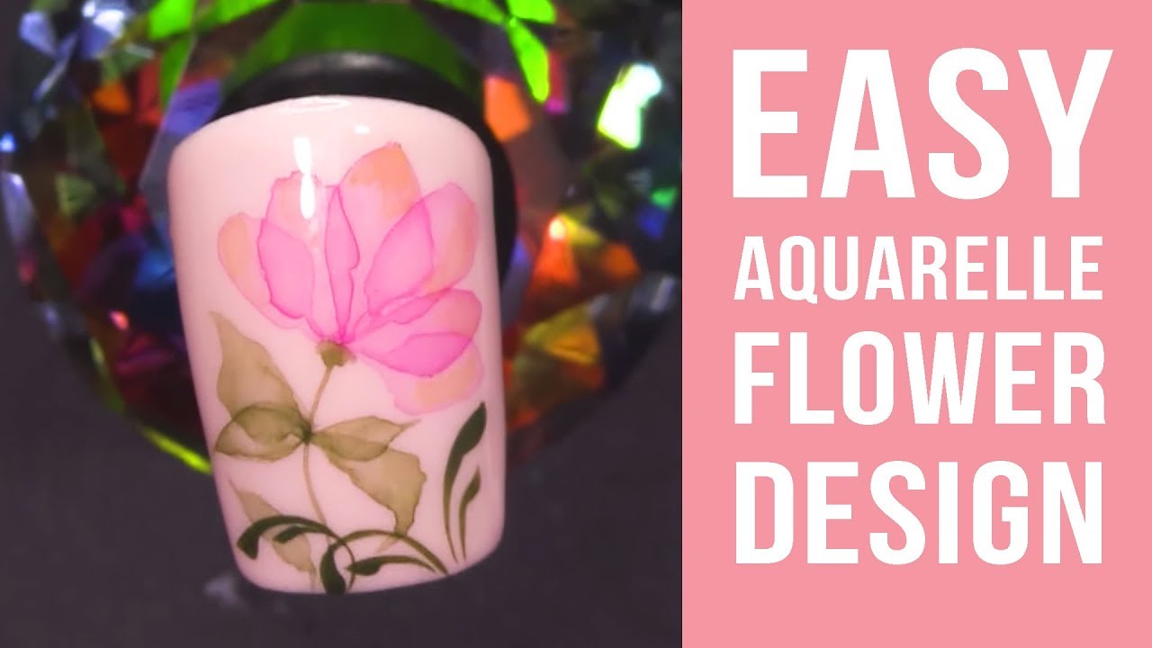 Quick and Easy Aquarelle Flower Design