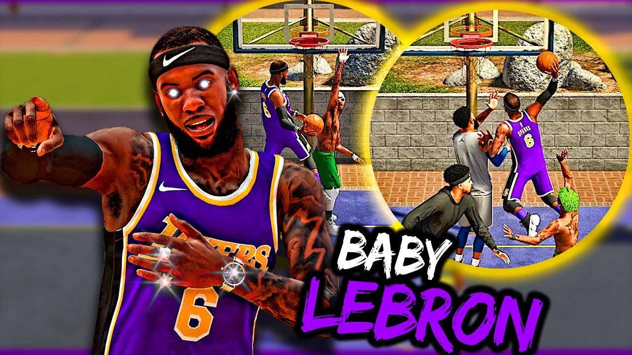 Baby Lebron @ The Park Having A Dunk Contest | NBA 2k20 Same Build? NBA 2k19 MyPark