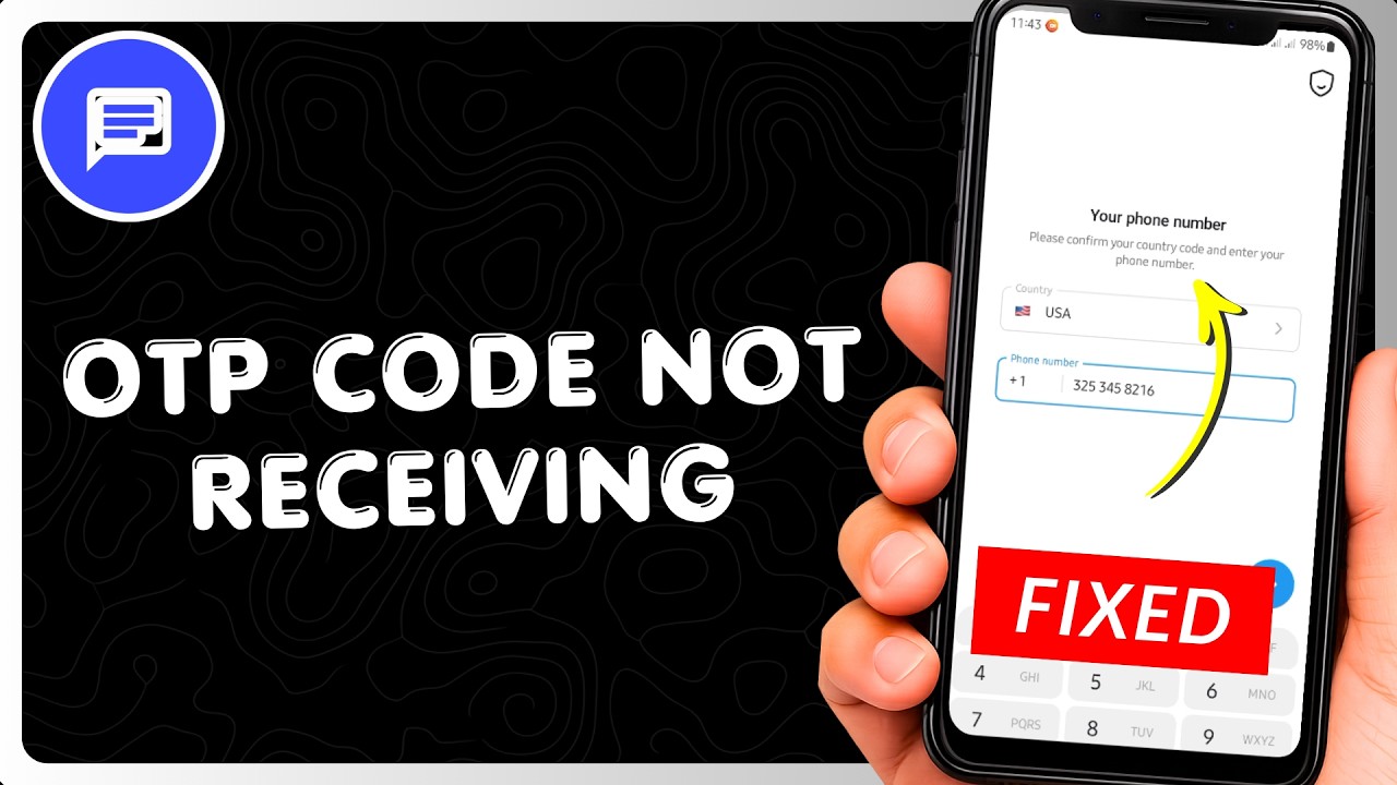 How To Fix Otp Code Not Receiving On Phone Number &mdash; 2026 Step-By-Step Guide
