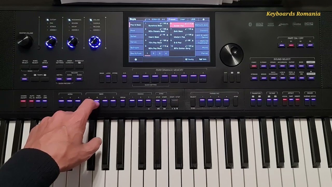 Medeli AKX10 - Factory Styles Demo - Pop & Beat Group