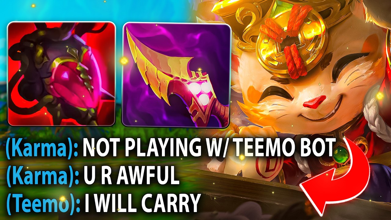 MY TEAM DIDN'T THINK A TEEMO APC COULD CARRY...SO I PROVED THEM WRONG