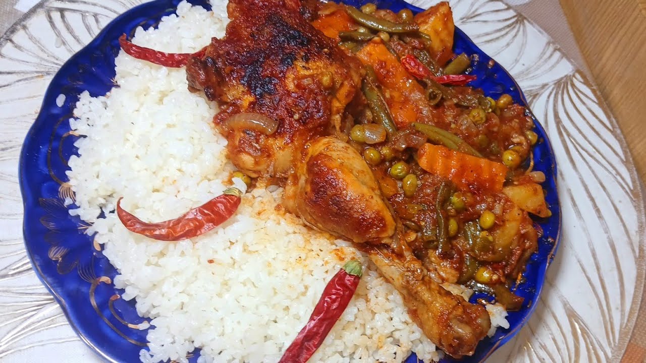  🍗🥕 غدا سريع في صينيّة واحدة | فراخ بالخضار طعمها يجنن وسهلة جدًا 😋🔥