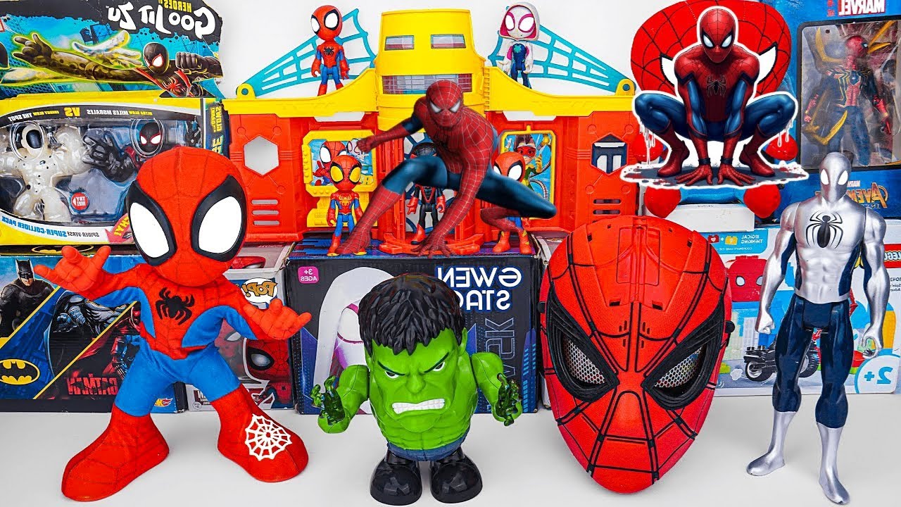Marvel Spiderman Toys Unboxing Review | Marvel Spiderman Masks | Spider Man Bow & Arrow