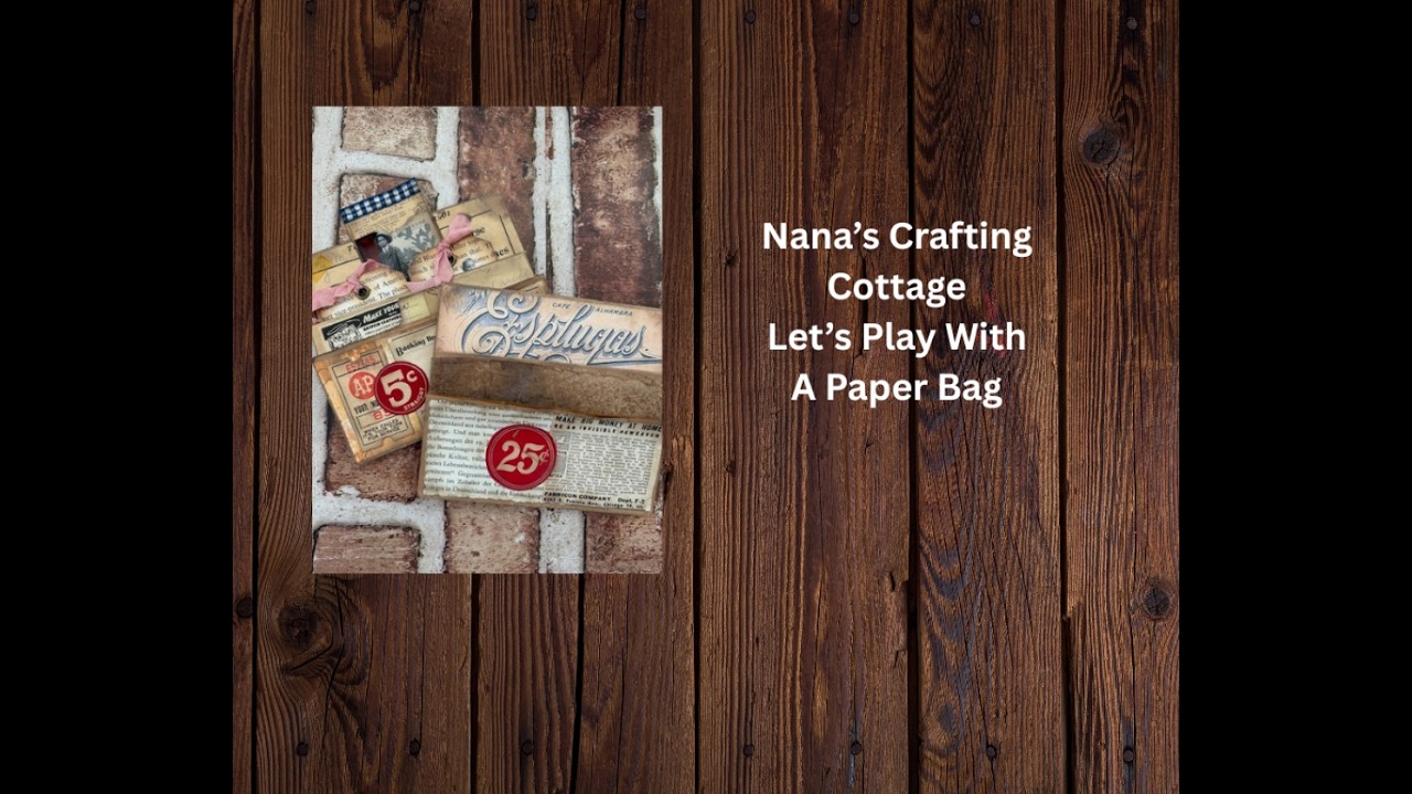 LET'S MAKE AN OVER-THE-PAGE PAPER BAG PROJECT!