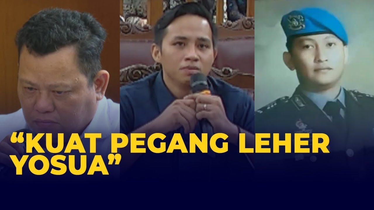Terkuak! Kuat Maruf Pegang Leher Yosua Sebelum Peristiwa Penembakan