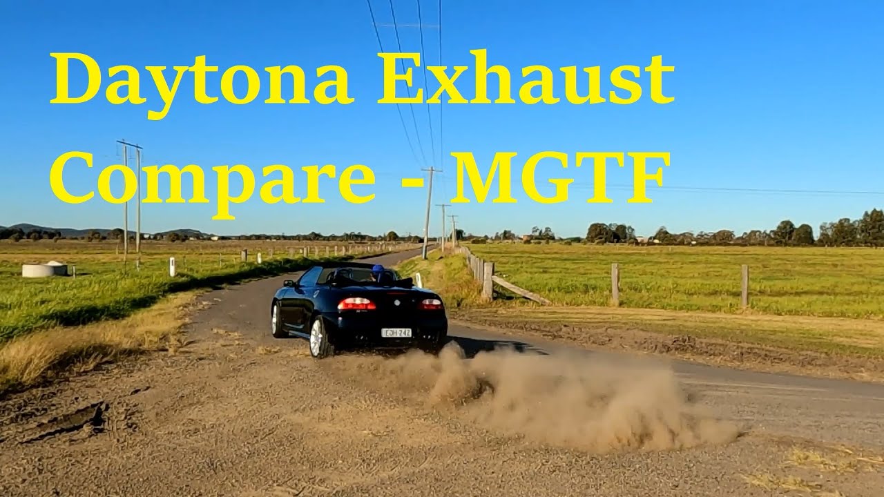 MG TF - Mike Satur Daytona Exhuast - Performance Comparison