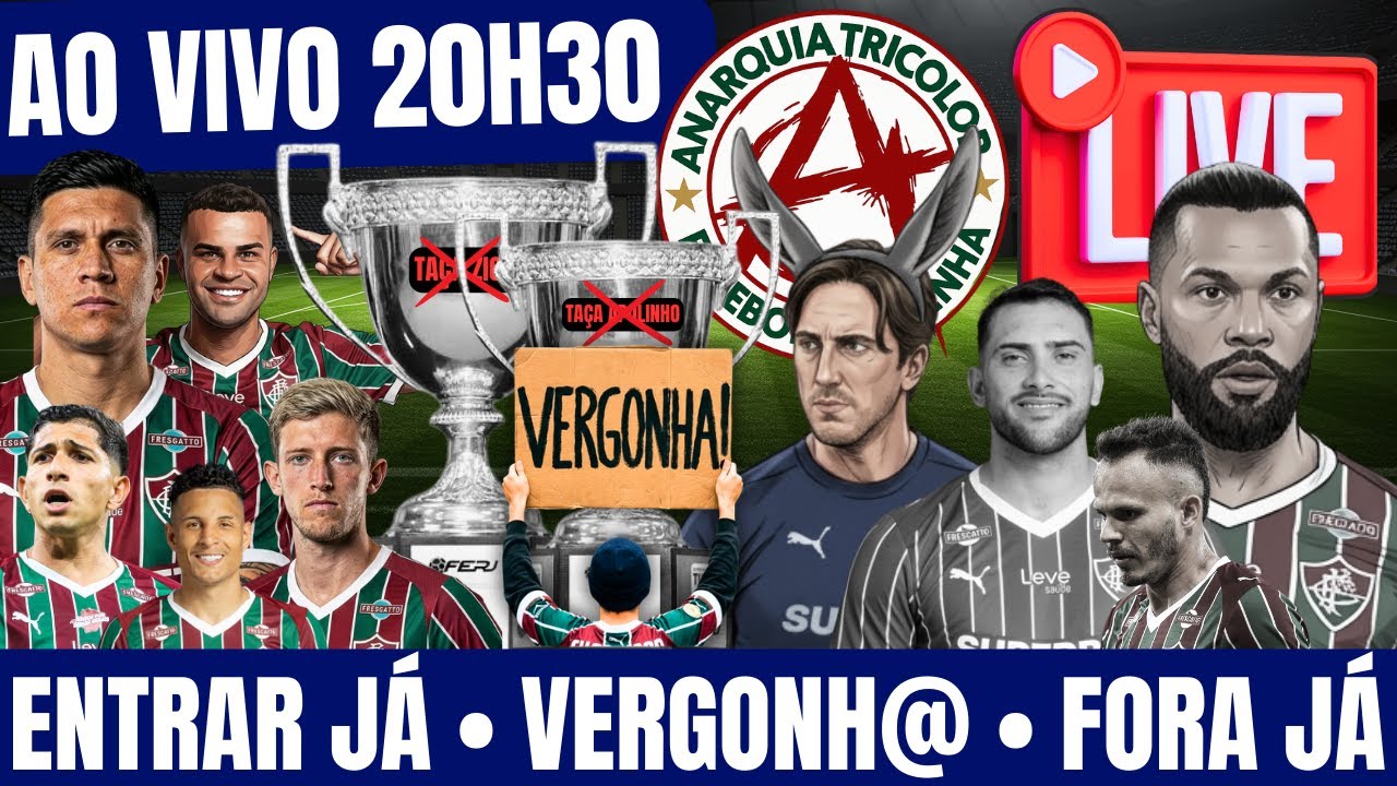 🔴 AO VIVO • REFORÇOS TEM QUE ENTRAR JÁ • VERGONHOSO: 2 TAÇAS NO LIXO • OU MUDA OU VAZA • RUA JA!😡