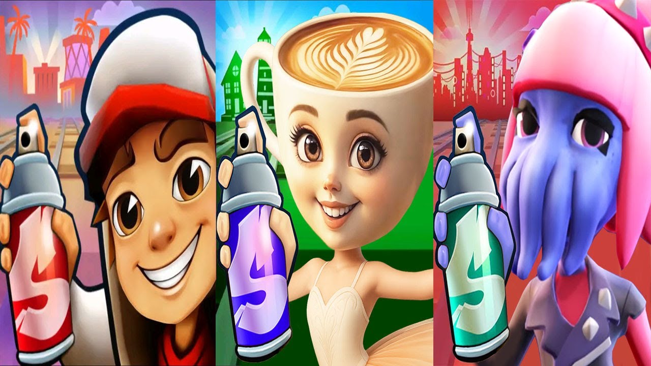 Subway Surfers Hollywood 2026 Tricky vs Ballerina Cappuccina vs Tokyo 2023 Cathy Visual Kei Outfit