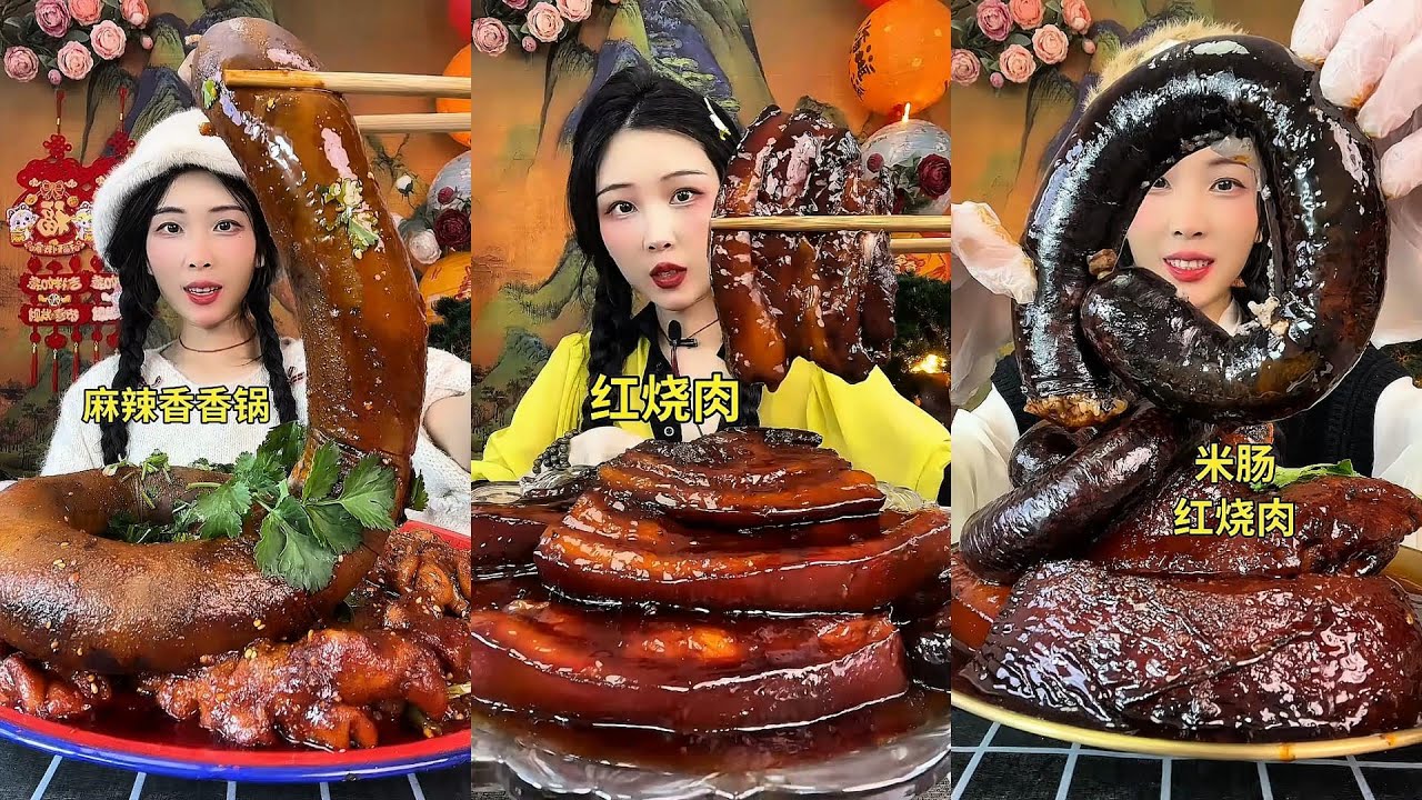 【ASMR】【MUKBANG】DELICIOUS DINING PROGRAM | HOMEMADE CHINESE FOOD | 食べる | 吃播 #咀嚼音