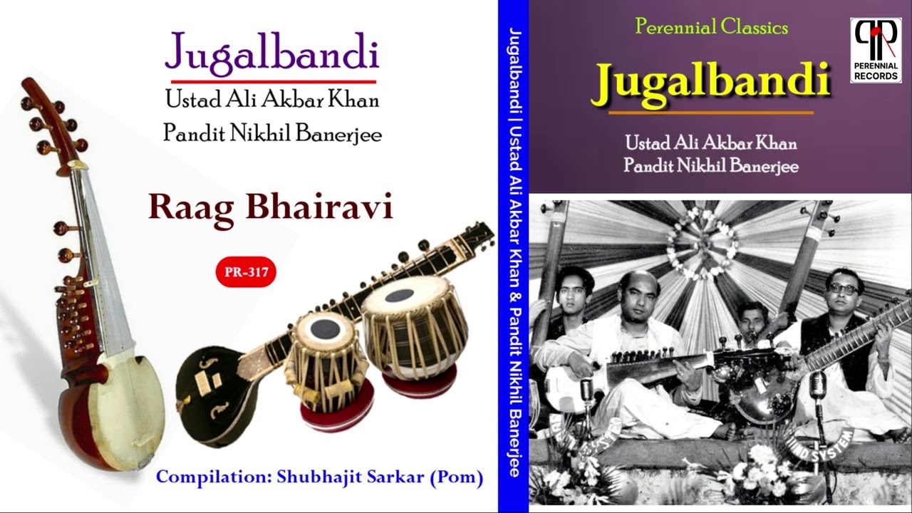 Jugalbandi | Ustad Ali Akbar Khan & Pandit Nikhil Banerjee | Raag Bhairavi | Sarod & Sitar Recital