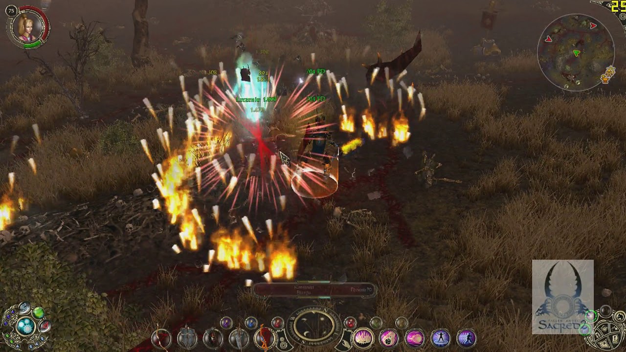 Sacred 2: Pyro High elf build [PL]