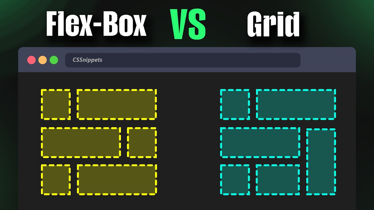 CSS Flexbox vs Grid EXPLAINED &ndash; The REAL Difference (With Examples)