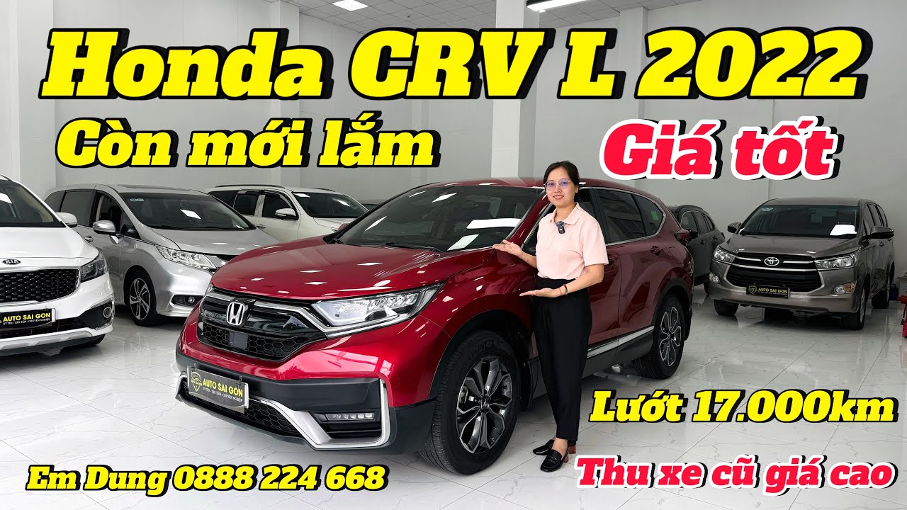 Honda CRV L 2022 lướt bền đẹp đủ tiện nghi giá tốt|Thu mua ô tô cũ Tphcm