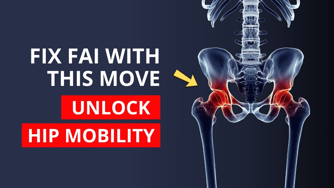 1 Exercise to Fix Hip Impingement (FAI) and ⬆️ Range of Motion