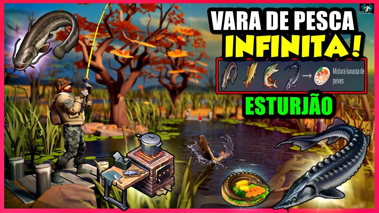 ●COMO PESCAR O ESTURJÃO PEIXE RARO +BÔNUS BUFF AMIGO DE VERDADE 👁 Last Day on Earth