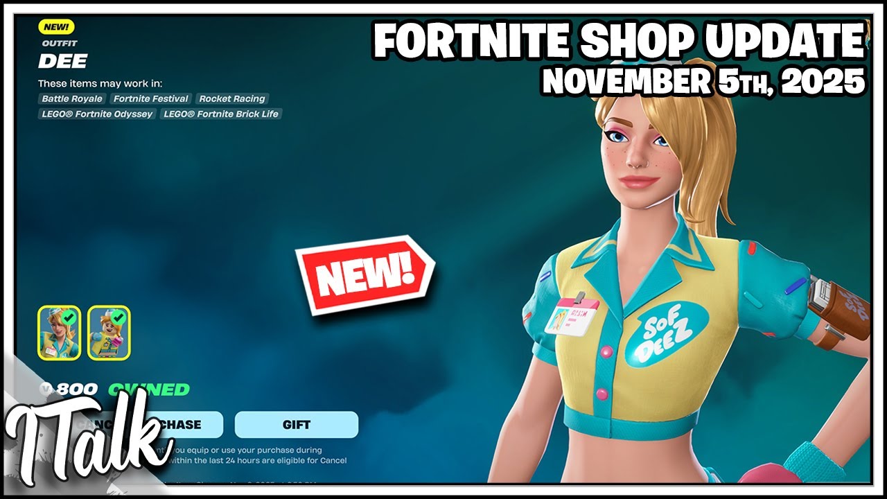 Магазин Fortnite: *НОВЫЙ* СКИН ДИ! [5 ноября 2025 г.] (Fortnite, глава 6)