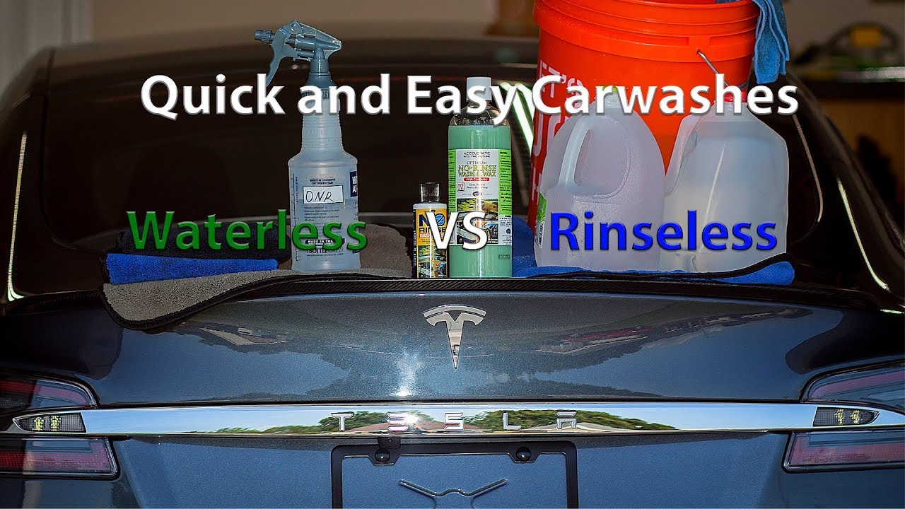 Waterless or Rinseless? Carwash Basics that Save Water!