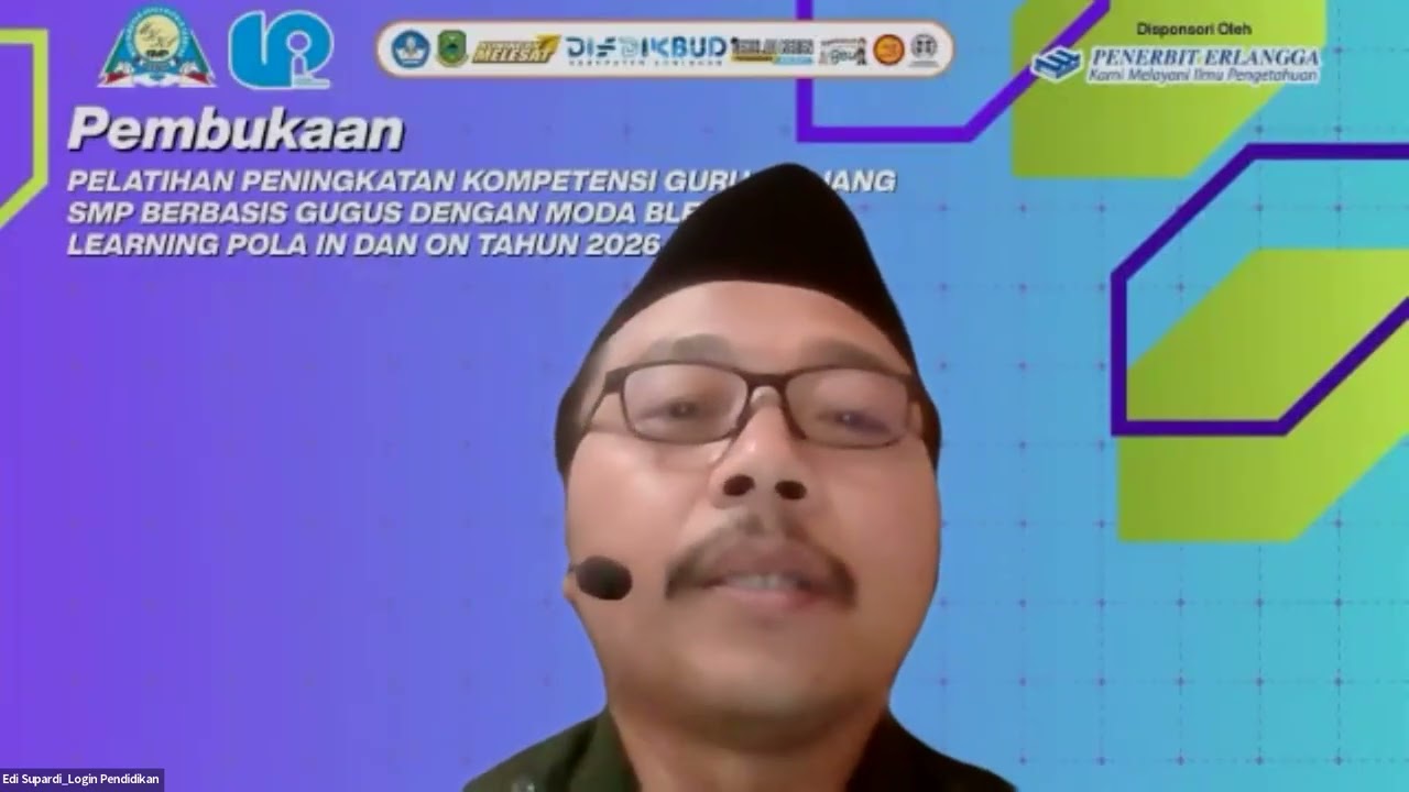Pembukaan MGMPBK SMP Kab. Kuningan Tahun 2025